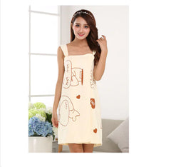 Quick Dry Microfiber Bath or Beach Towel & Spa Robe for Women
