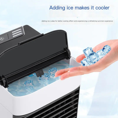 2nd Gen Mini Air Cooler - Portable Colorful Desktop Fan