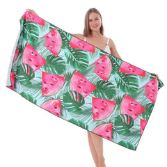 Printed Quick-Dry Beach Towel