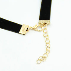 Velvet Ribbon Star and Moon choker with Pendant