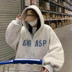 Hooded Loose Top Cardigan Sweater for Women