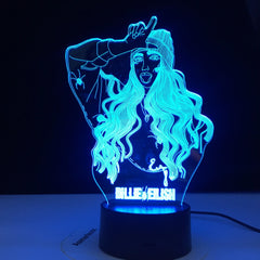 Colorful Touch Control LED 3D Visual Night Light