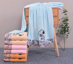 Luxury Microfiber Bath Towel with Lace Trim for All Ages