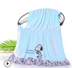 Luxury Microfiber Bath Towel with Lace Trim for All Ages