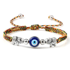 Devil's Eye Handwoven Rope Bracelet for Women