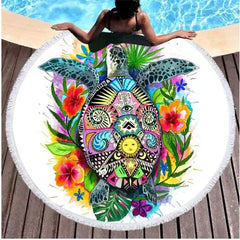 Microfiber Digital Print Animal Beach Towel