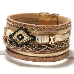 Handwoven Bohemian Eye Bracelet for Women (In Stock)