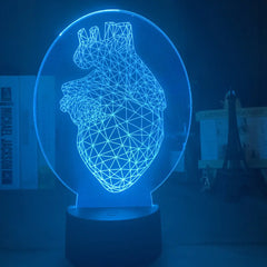 Colorful Touch Remote LED Visual Lamp 3D Table Light