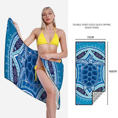 Printed Quick-Dry Beach Towel