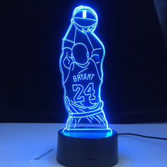 Colorful Touch Remote LED Visual Lamp 3D Night Light