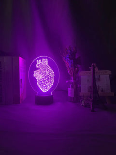 Colorful Touch Remote LED Visual Lamp 3D Table Light