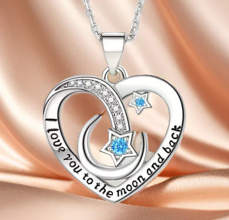 Star and Moon Necklace