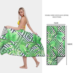Printed Quick-Dry Beach Towel