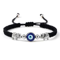 Devil's Eye Handwoven Rope Bracelet for Women