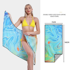 Printed Quick-Dry Beach Towel