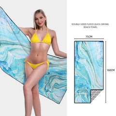 Printed Quick-Dry Beach Towel
