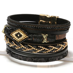 Handwoven Bohemian Eye Bracelet for Women (In Stock)