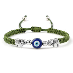 Devil's Eye Handwoven Rope Bracelet for Women