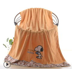 Luxury Microfiber Bath Towel with Lace Trim for All Ages