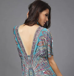 Printed Midi Beach Dress