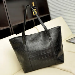 Casual Skull Print Shoulder Tote Bag