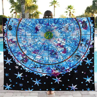 Bohemian Tapestry and Beach Towel Set