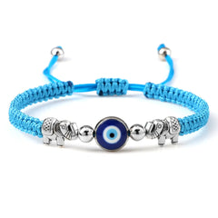 Devil's Eye Handwoven Rope Bracelet for Women