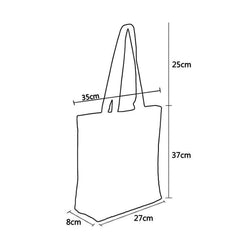 Cat Print Tote Bag - Simple Stylish Shoulder Bag
