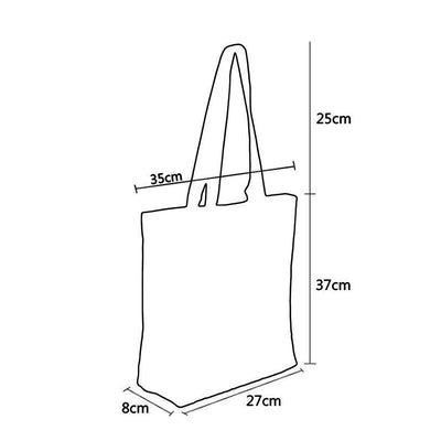 Cat Print Tote Bag - Simple Stylish Shoulder Bag