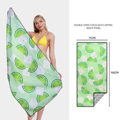 Printed Quick-Dry Beach Towel