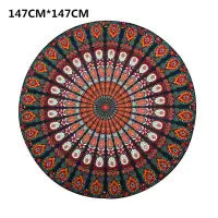 Printed Beach Towel and Yoga Mat Set
